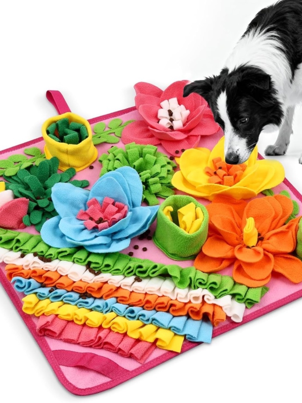 NWOT Ankilo Dog Snuffle Mat Slow Feeder Foraging Mat 20x20 Pink